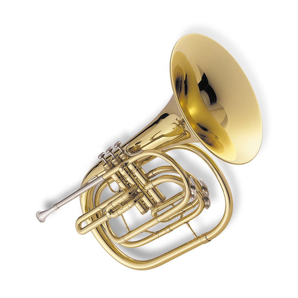Musical Instrument Horn - Баритон с золотым лаковым покрытием, высококачественный