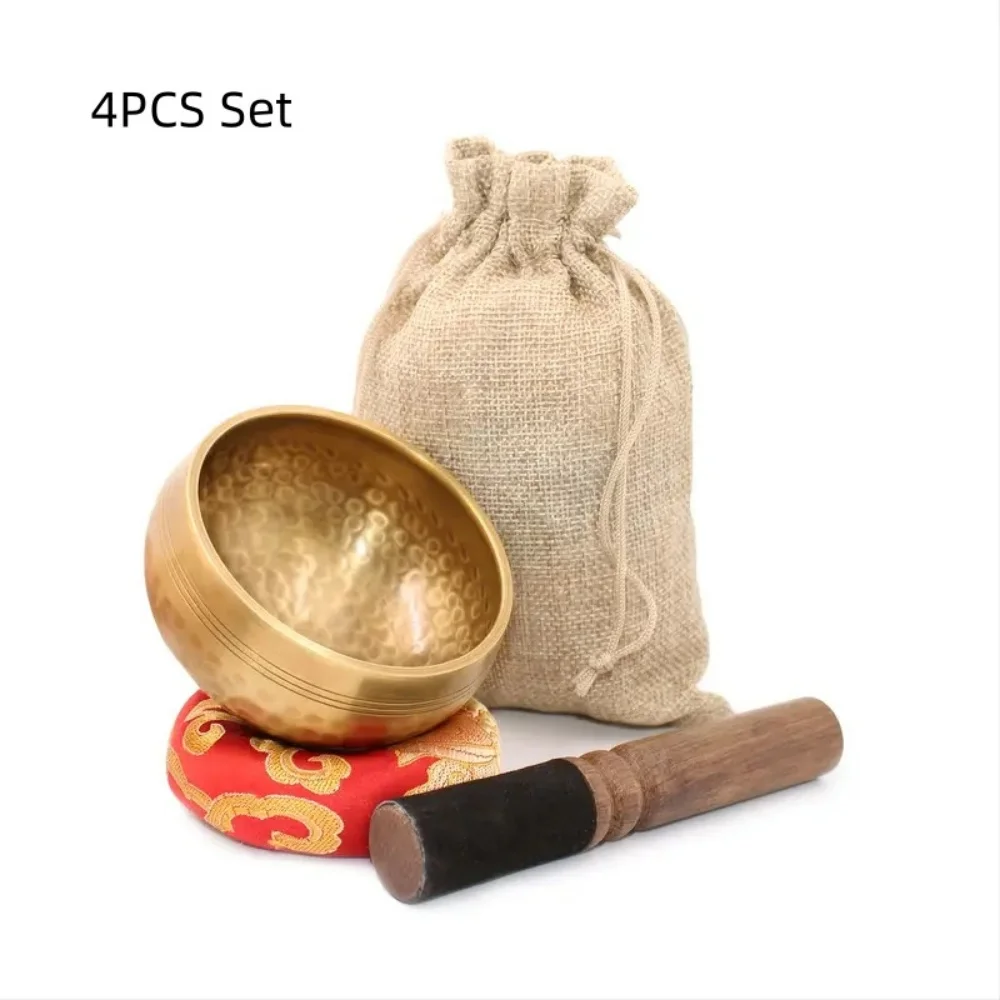Tibetan Singing Bowl - Набор из 4 тибетских поющих чаш,