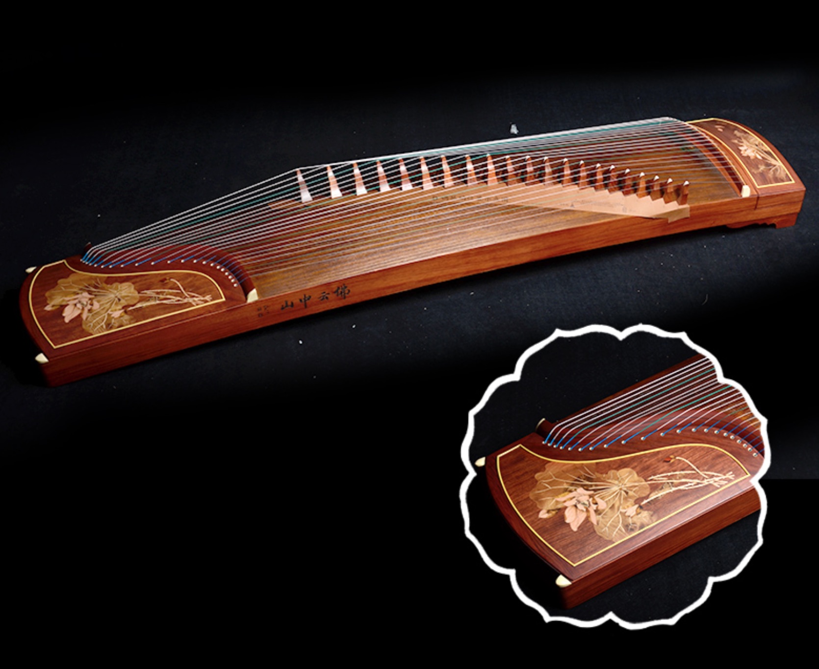 Musical Instrument Guzheng - 21-струнный китайский музыкальный инструмент Guzheng Dunhuang