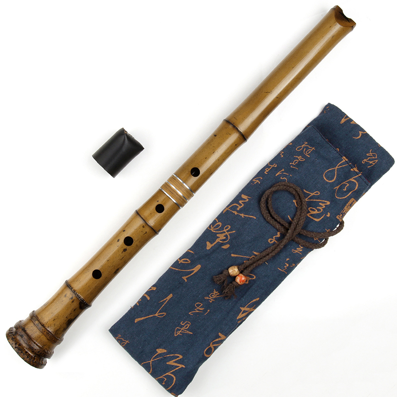 Shakuhachi Bamboo Flute - D-ключ, двухсекционная бамбуковая флейта с 5