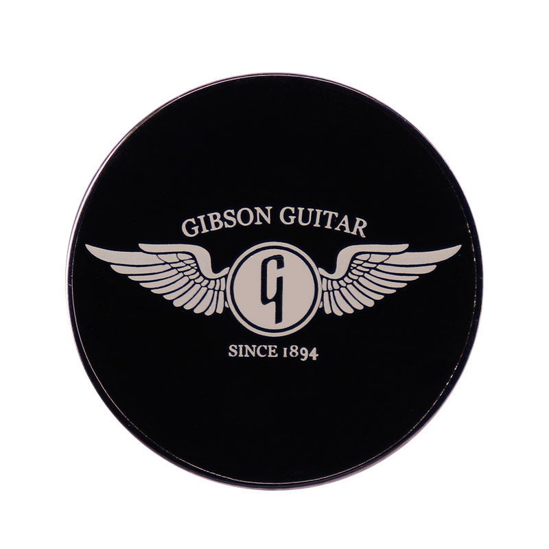 Musical Instrument Logo - Гитара Gibson Wing, эмалированная булавка, значок