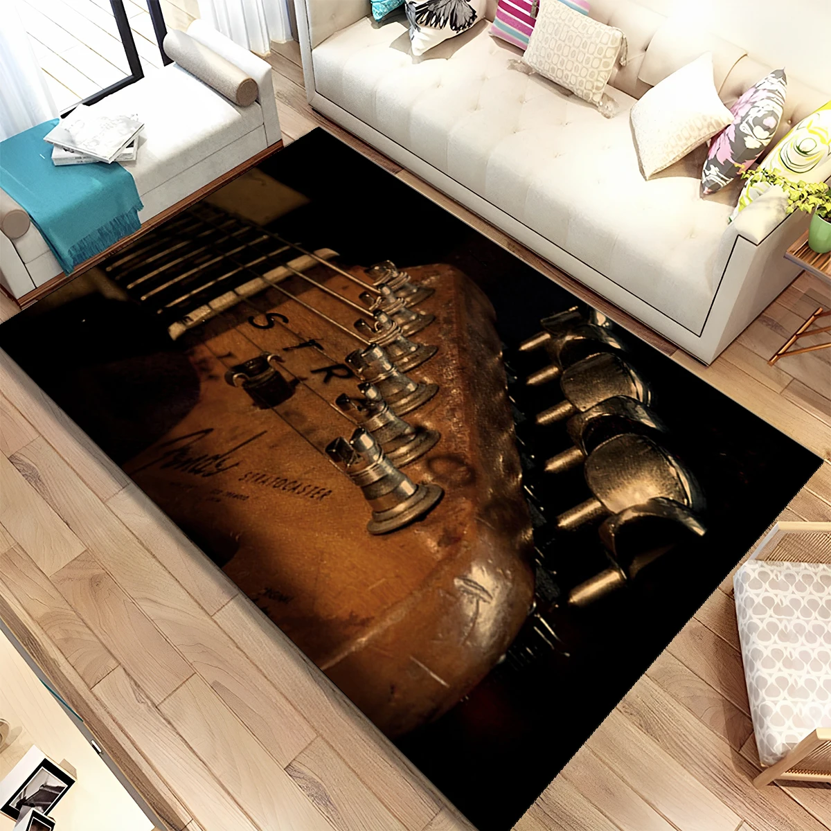 3D-ковер с изображением гитары – обзор и цена Musical Instruments Online